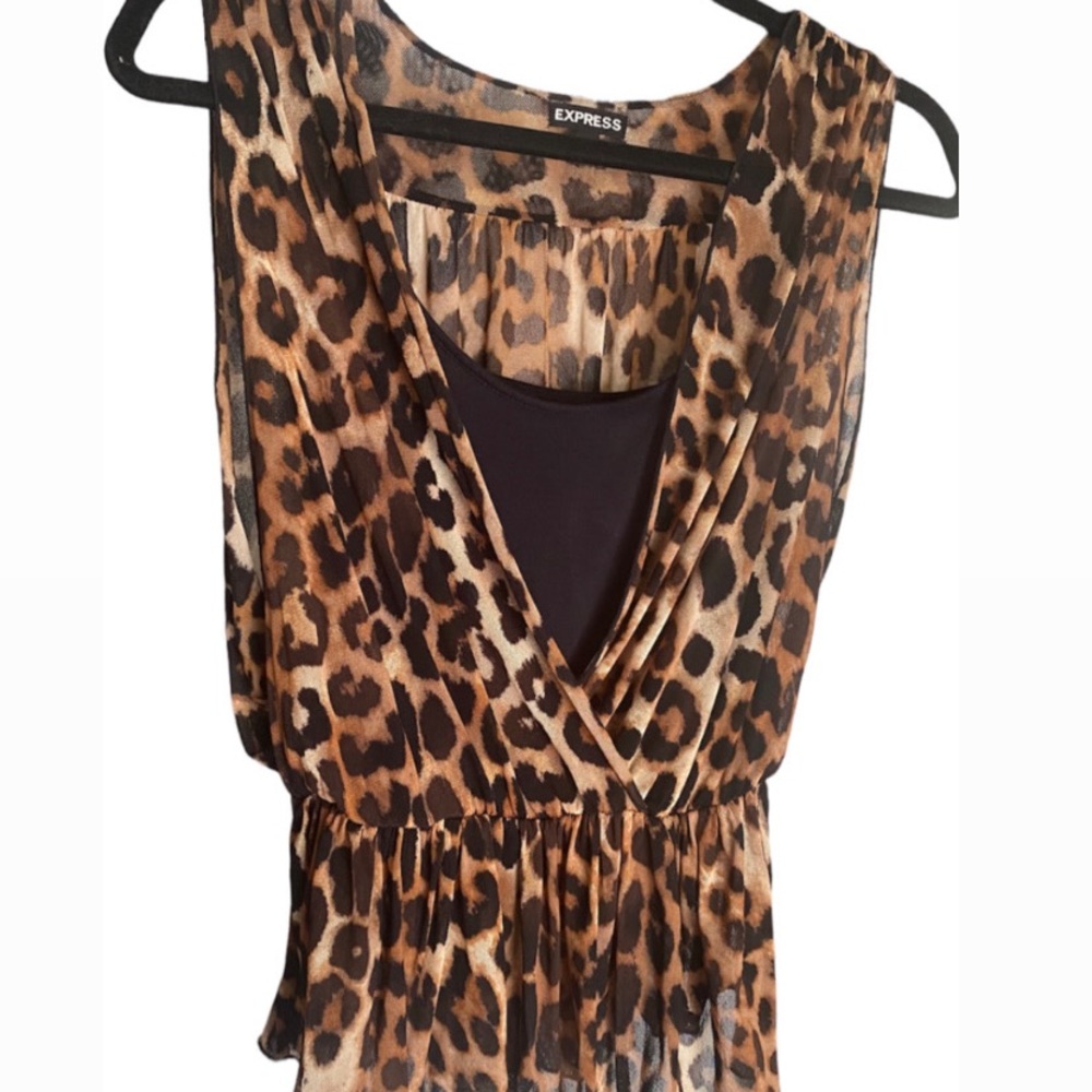 Express Cheetah Blouse